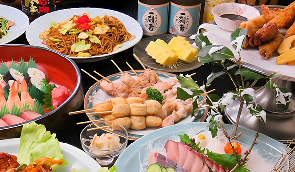 コースメニュー一覧（税込・飲み放題付）